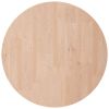 Tafelblad rond Ø50x4 cm onbehandeld massief eikenhout