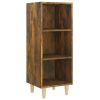 Dressoir 34,5x32,5x90 cm bewerkt hout gerookt eikenkleurig