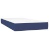 Pocketveringmatras 90x190x20 cm stof blauw