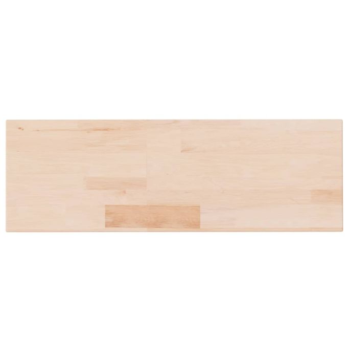 Plank 60x20x2,5 cm onbehandeld massief eikenhout - let op: geen montagebeugels