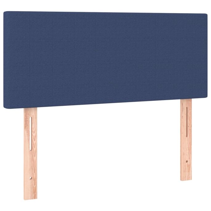 Hoofdbord 100x5x78/88 cm stof blauw