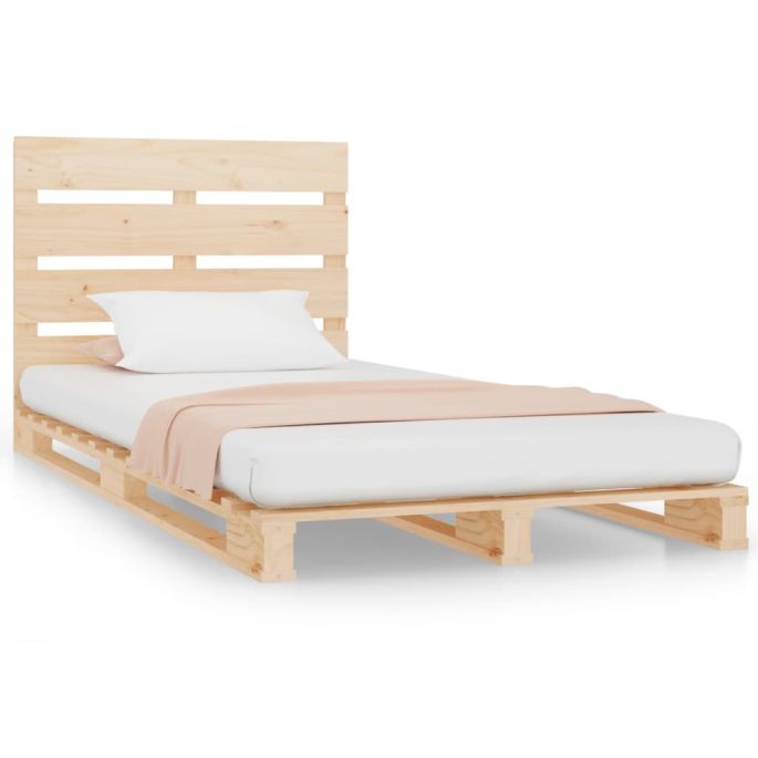 Bedframe massief grenenhout 90x200 cm