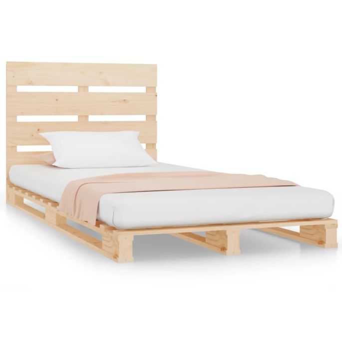 Bedframe massief grenenhout 100x200 cm